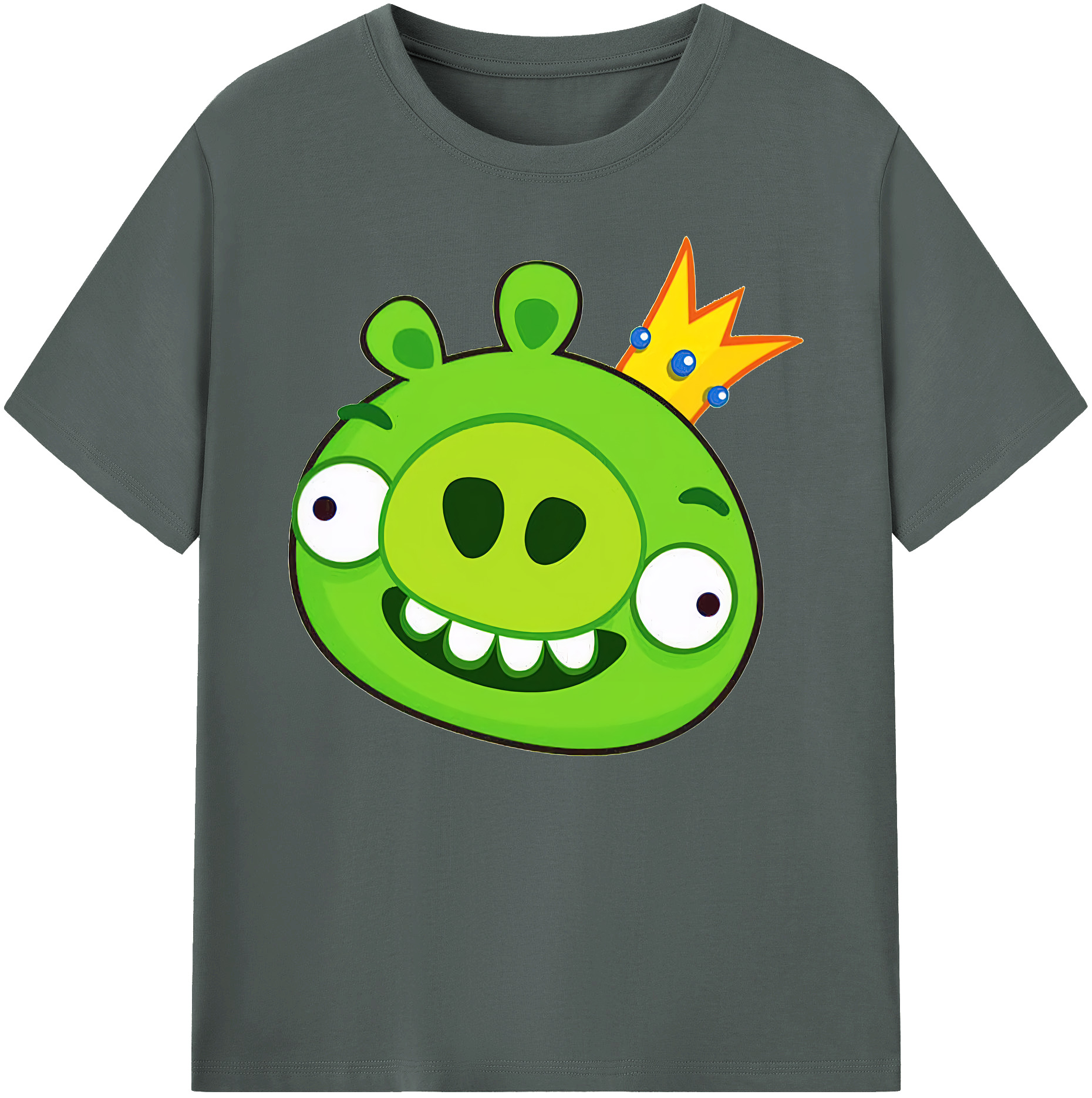 （画像用） Angry Birds アングリーバード 綿100％ メンズ半袖Tシャツ｜肌触りやわらか＆通気性